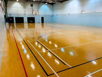 PVC Vinyl sports flooring for volleyball, basket ball and indoor sports