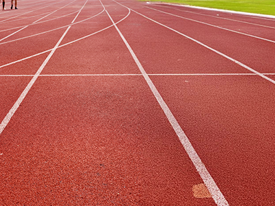 Running track flooring construction
