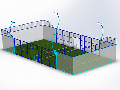 Padel 360 Tournament version court installation and maintenance in UAE, India, GCC, Middle East